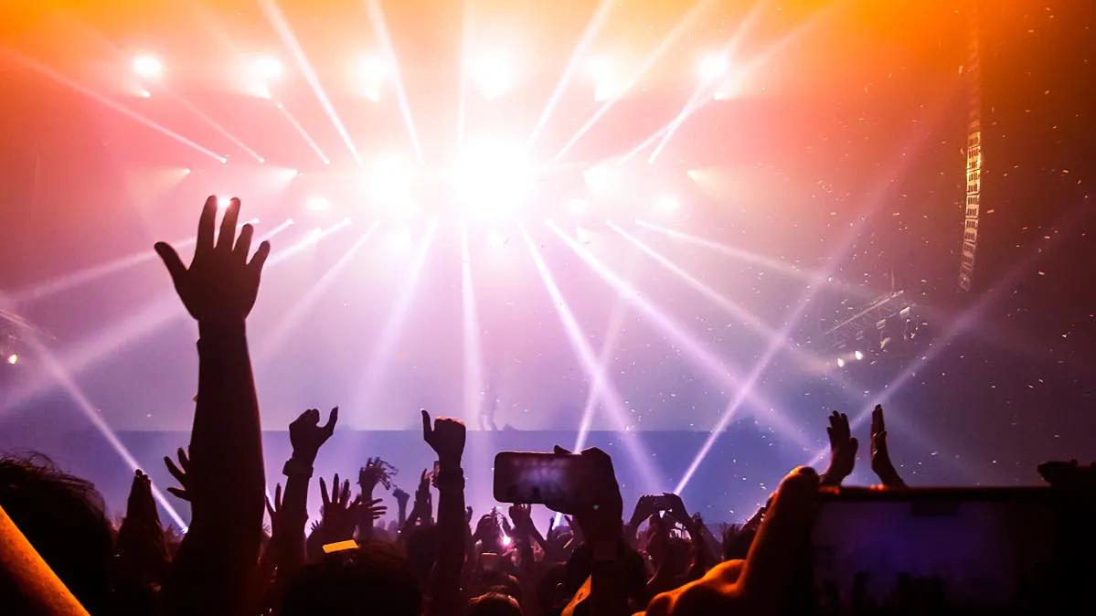 Concerts, sports and Events - background banner